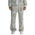 Mud dirty washed sweatpants Studio Ruban — on model