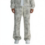 Mud dirty washed sweatpants Studio Ruban — on model