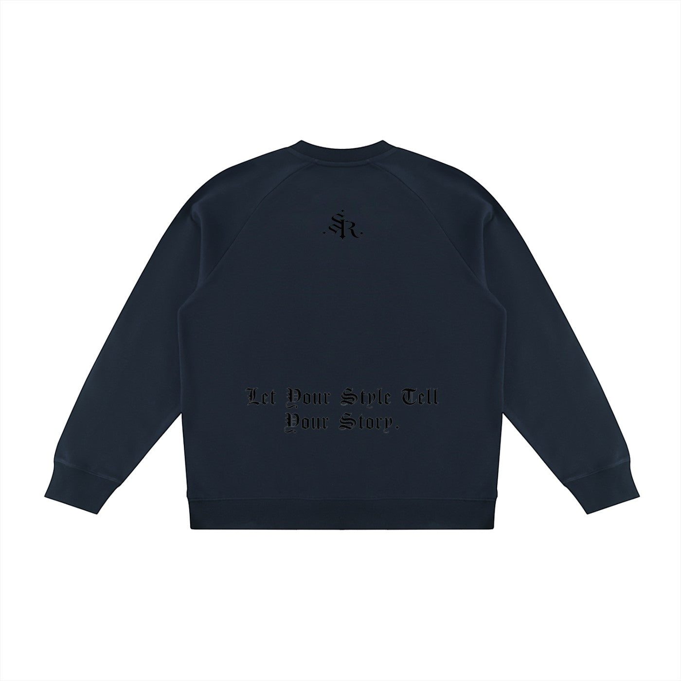Dex color block crewneck Studio Ruban — detail shot