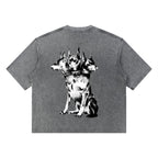 Rex mineral wash boxy T-shirt Studio Ruban — full view