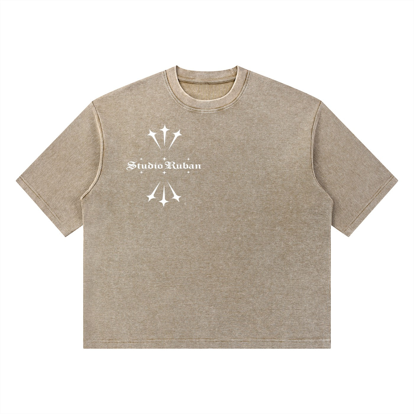 Rex Waffle Boxy T-Shirt Studio Ruban — colour variant 2