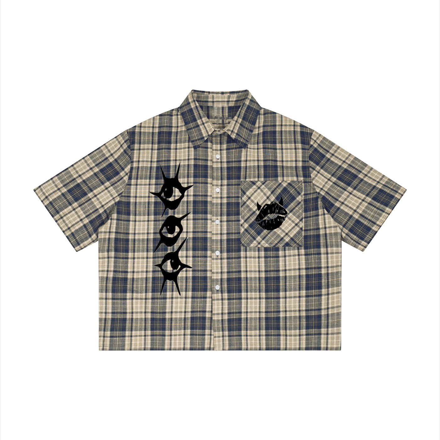 Cruz boxy shirt Studio Ruban — detail shot
