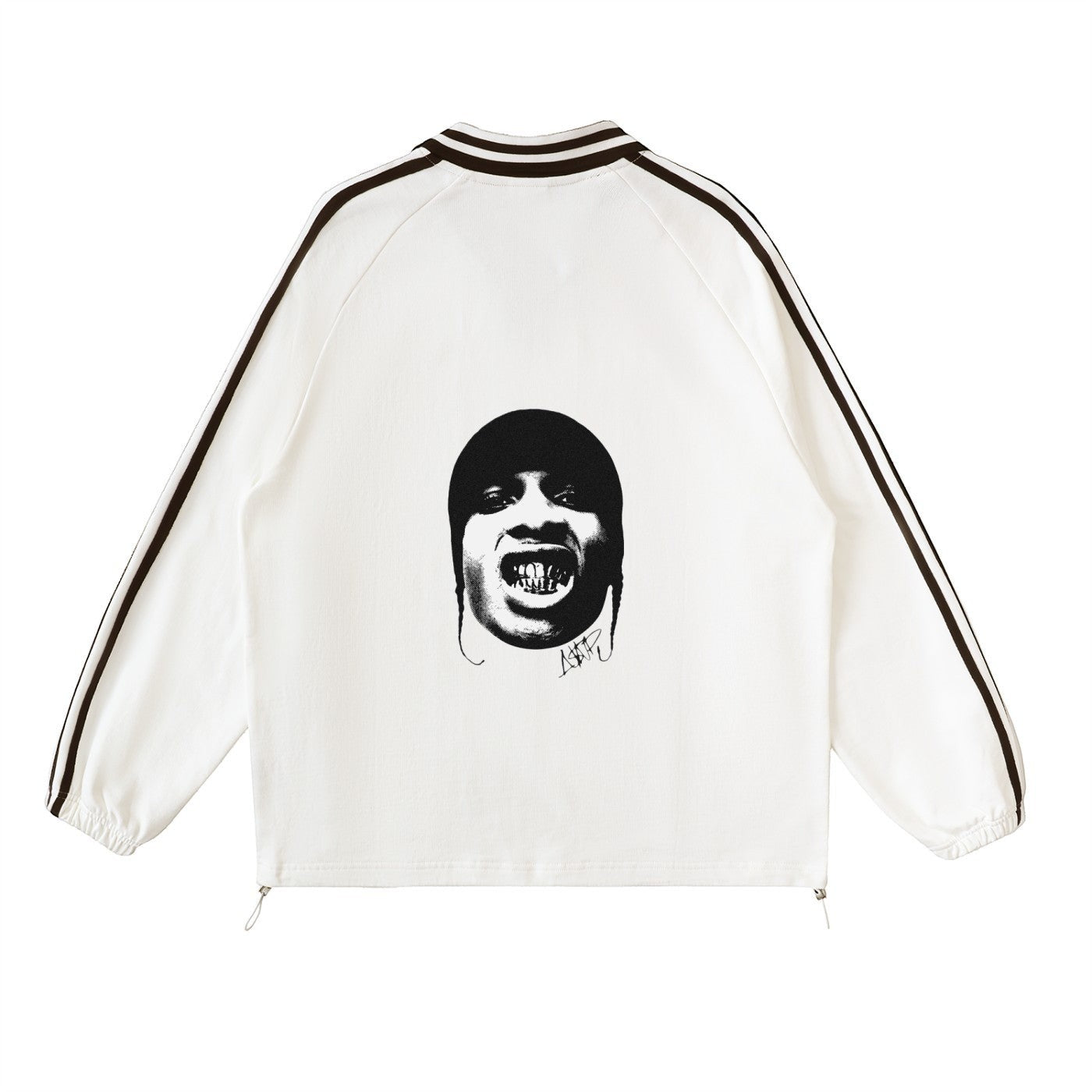 Strino lapel sweatshirt Studio Ruban — back view