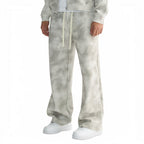 Mud dirty washed fleece sweatpants Studio Ruban — front view