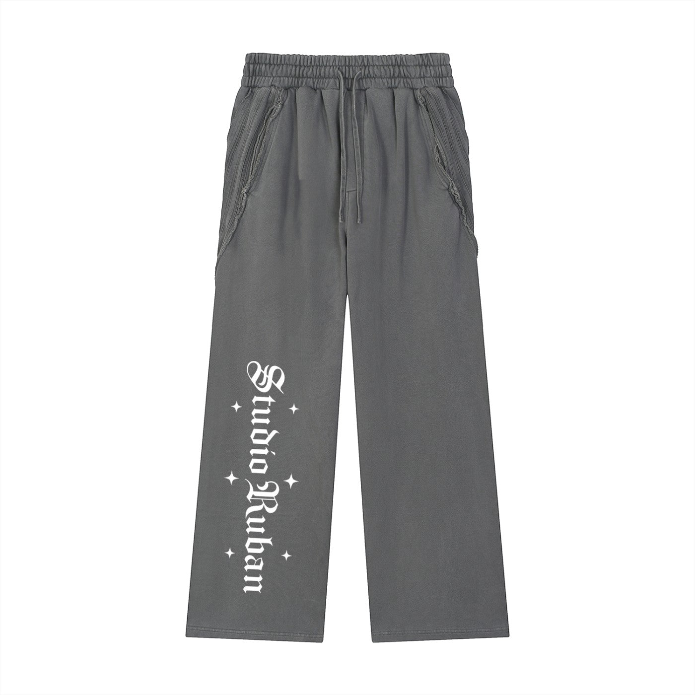 Frost Snow Washed Sweatpants Studio Ruban — model front