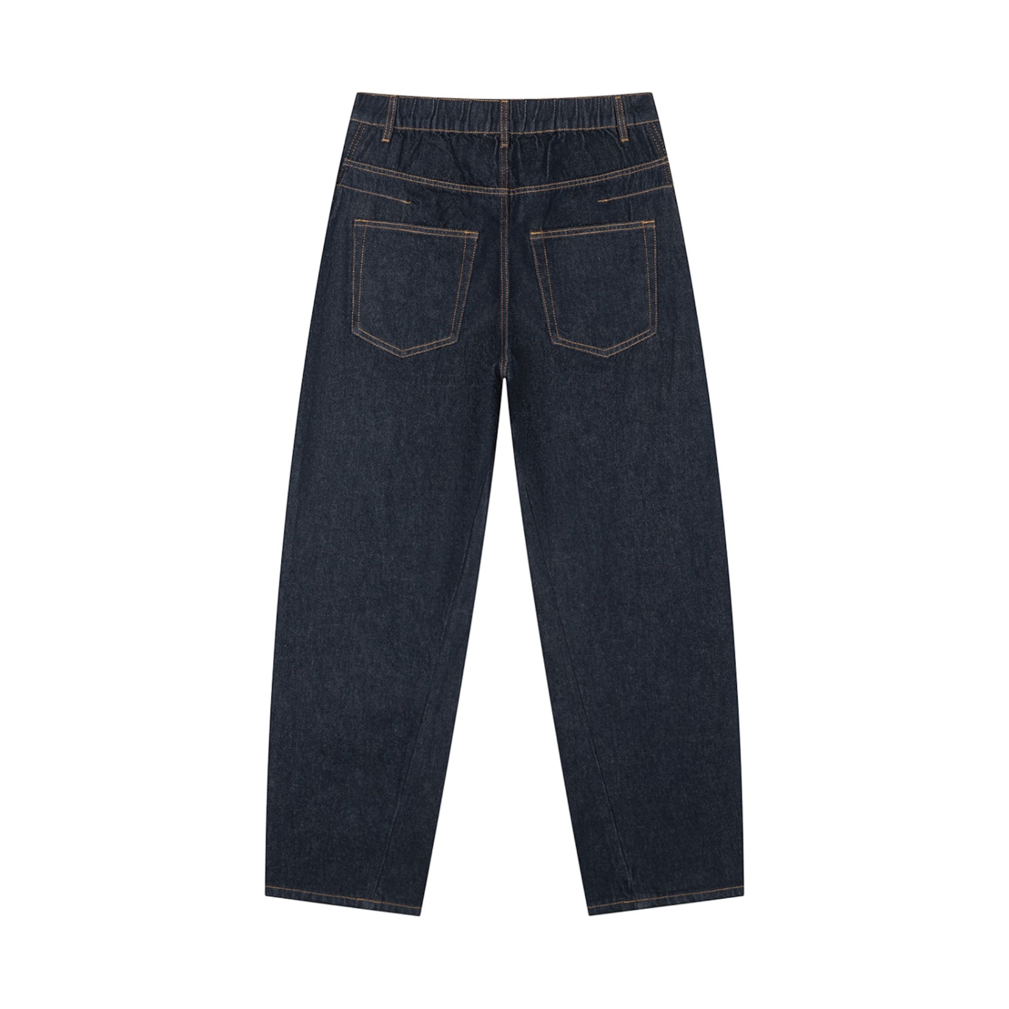Knox Vintage Wash Barrel Leg Jeans Studio Ruban — model back