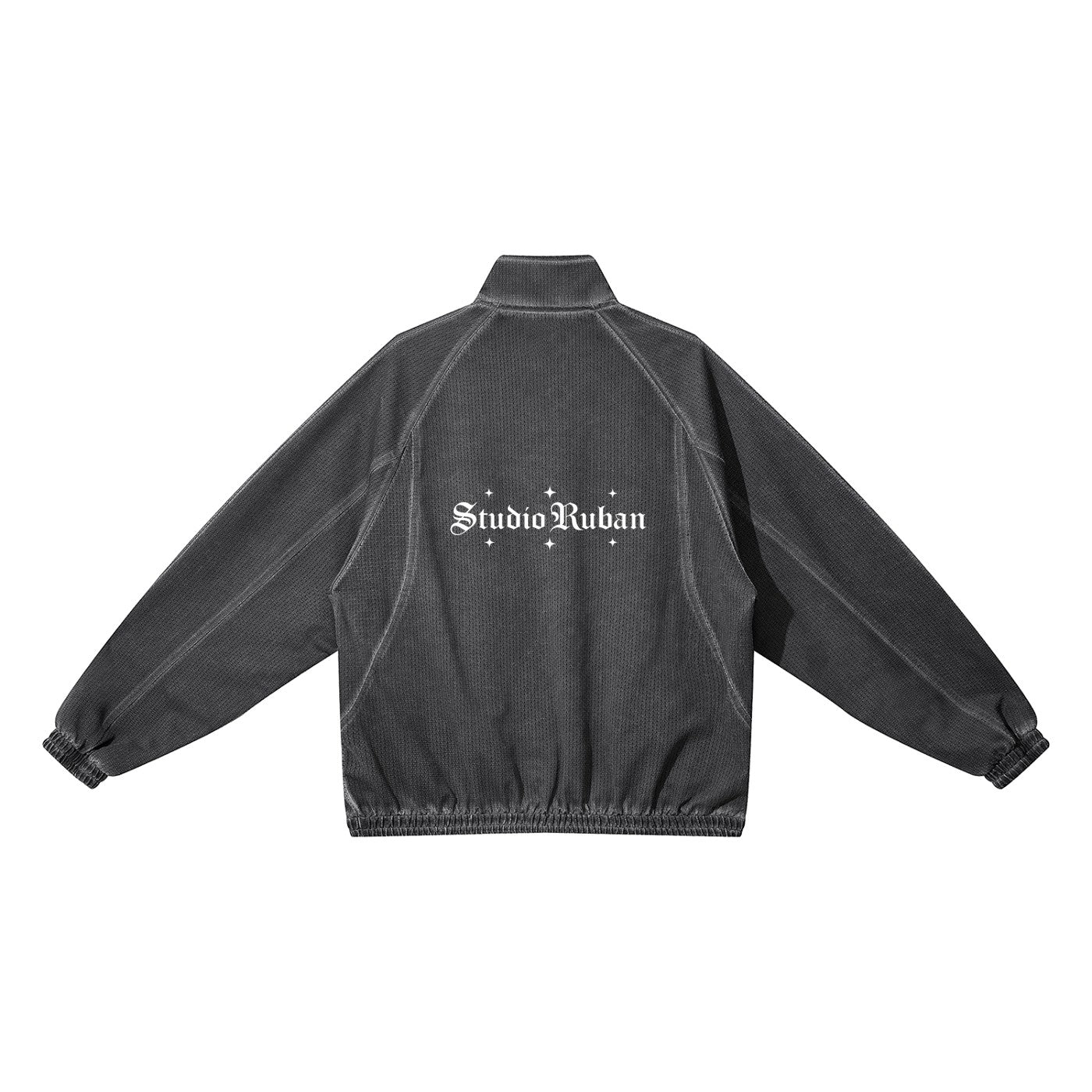 Mesh zip jacket Studio Ruban — detail shot