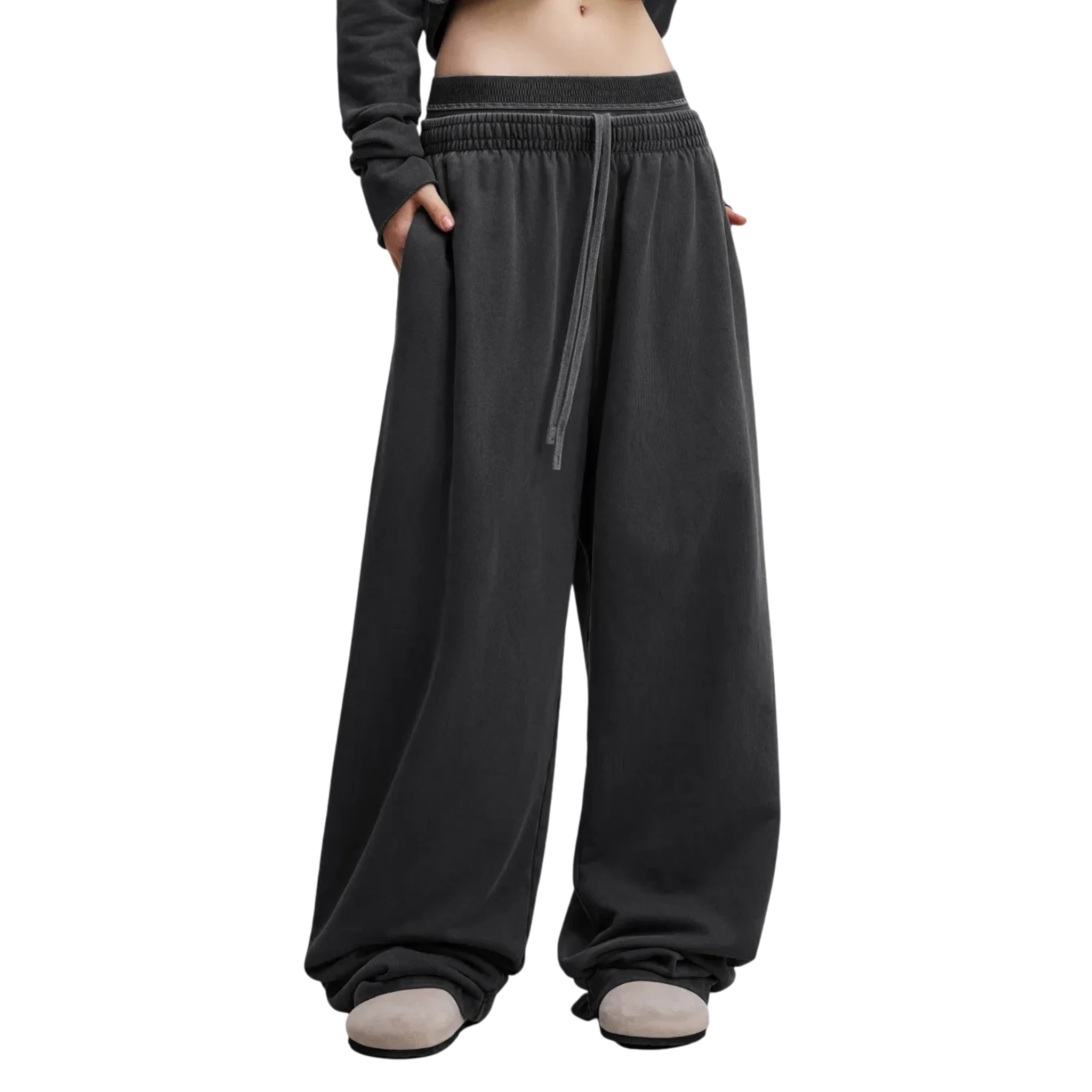 Elina wide leg sweatpant Studio Ruban — back view
