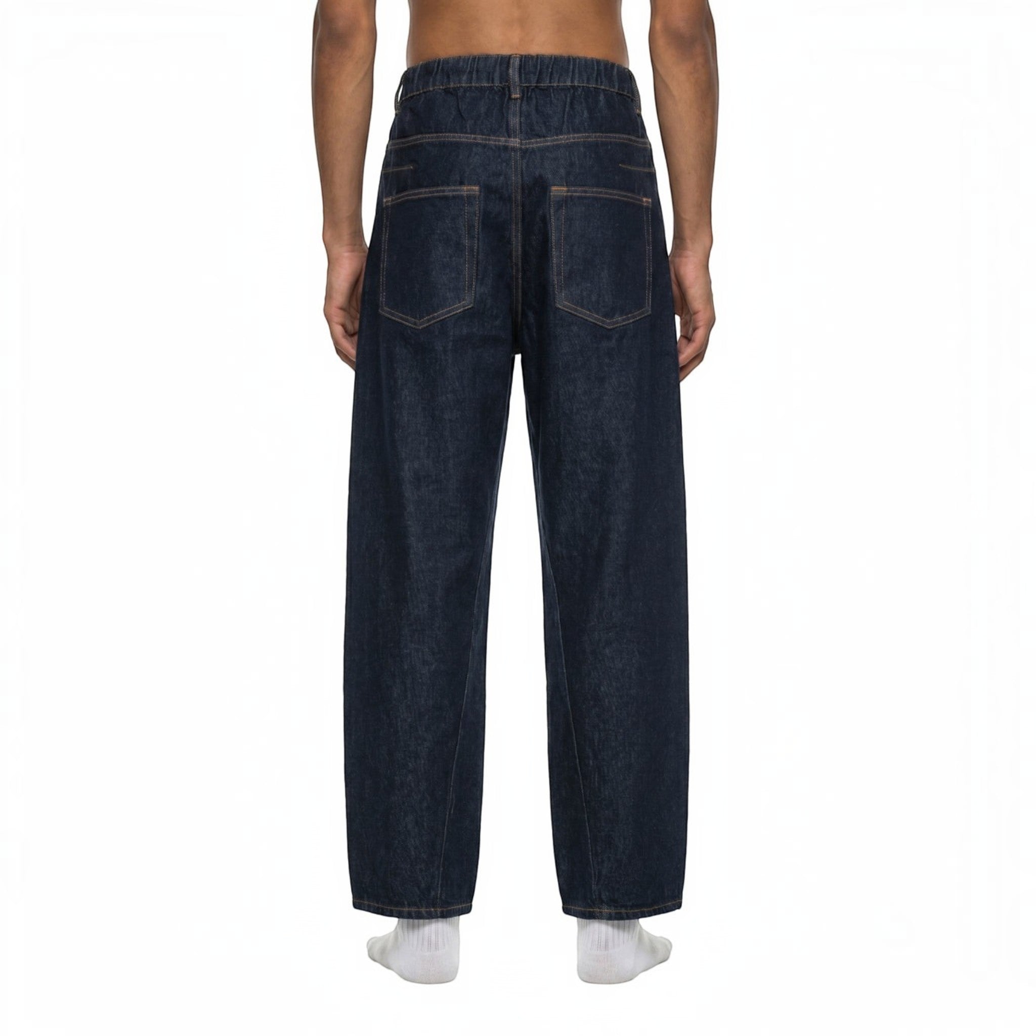 Knox Vintage Wash Barrel Leg Jeans Studio Ruban — side view