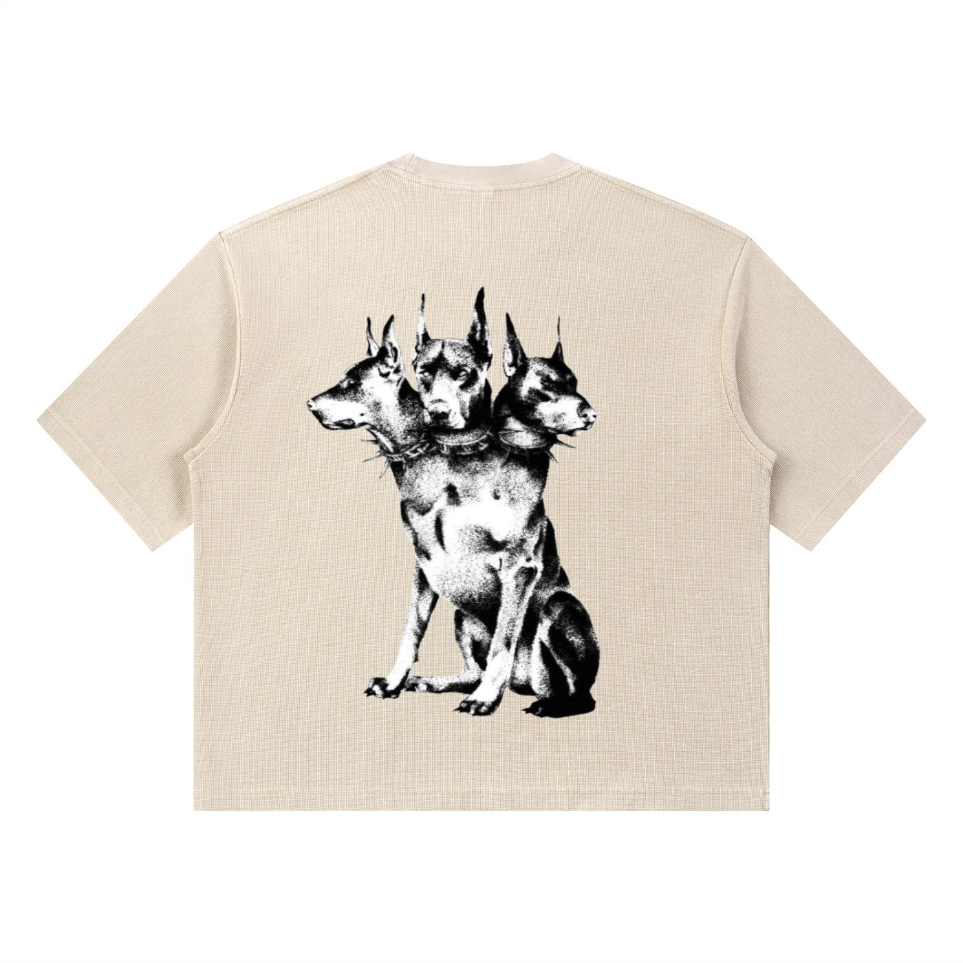 Rex waffle T-shirt Studio Ruban — flat lay