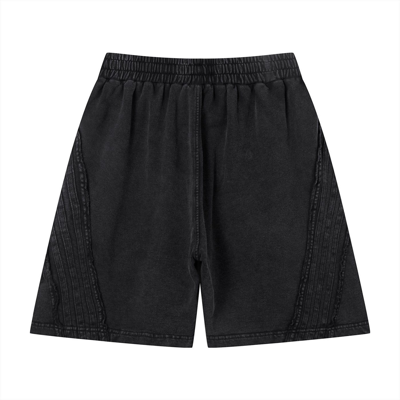 Edge raw edge shorts Studio Ruban — on model
