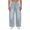 Beau Enzyme Wash Wide Leg Jeans Studio Ruban — front view