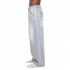 Ash Sunfade Barrel Leg Jeans Studio Ruban — side view