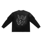 Dune faux two-piece tee Studio Ruban — detail shot