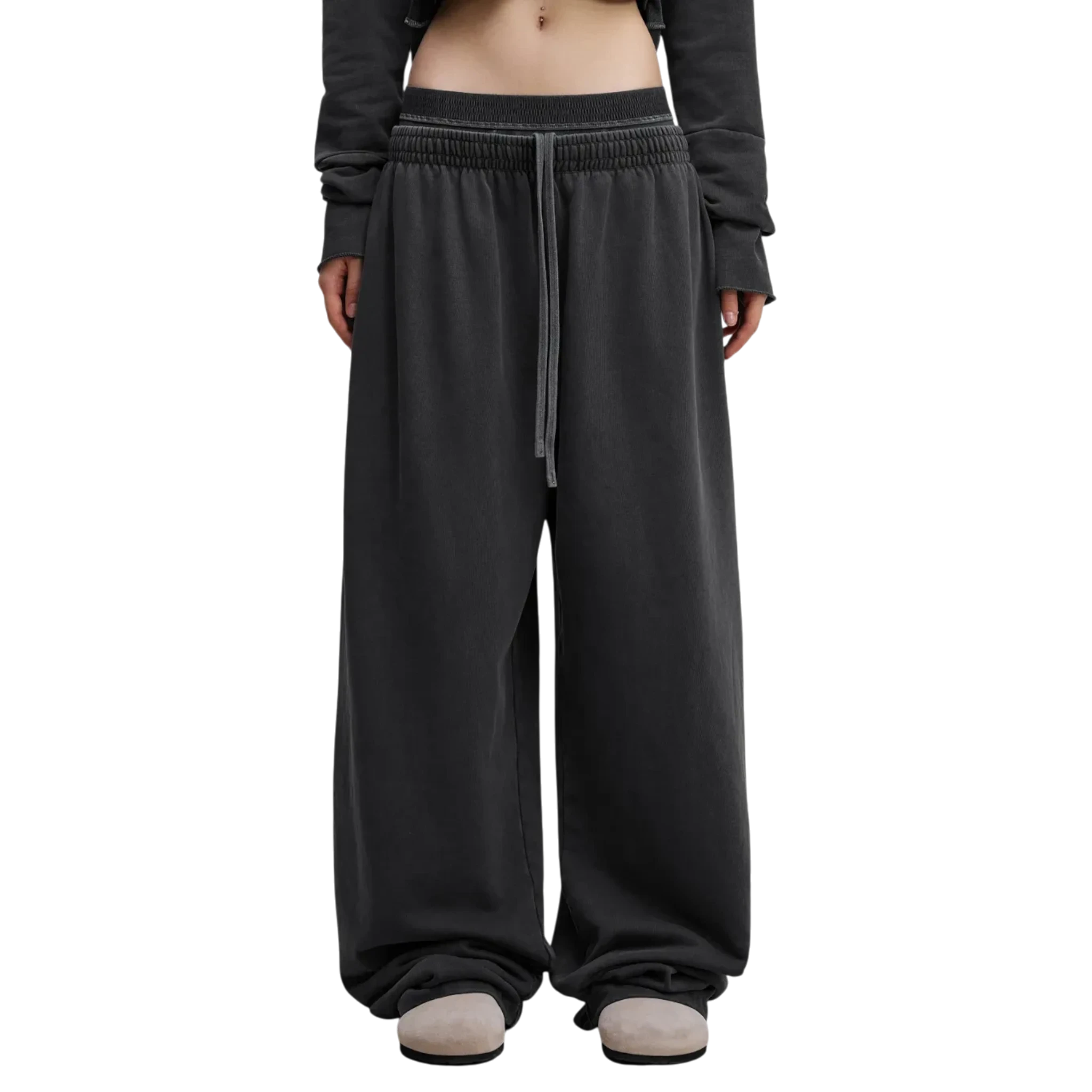 Elina wide leg sweatpant Studio Ruban — front view