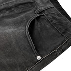 Flint Sunfade Vintage Wash Barrel Leg Jeans Studio Ruban — model side
