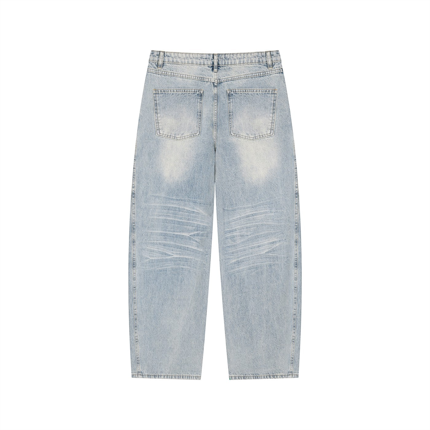 Beau Enzyme Wash Wide Leg Jeans Studio Ruban — model back