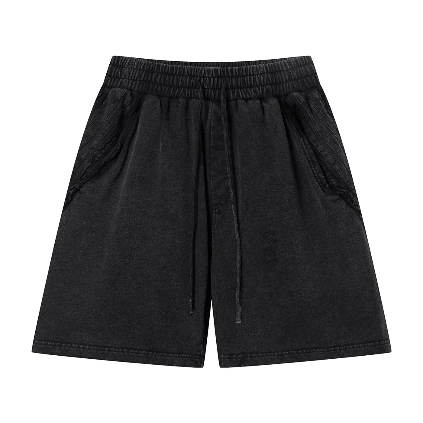 Edge raw edge shorts Studio Ruban — front view