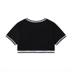 Isa V-neck crop top Studio Ruban — detail shot