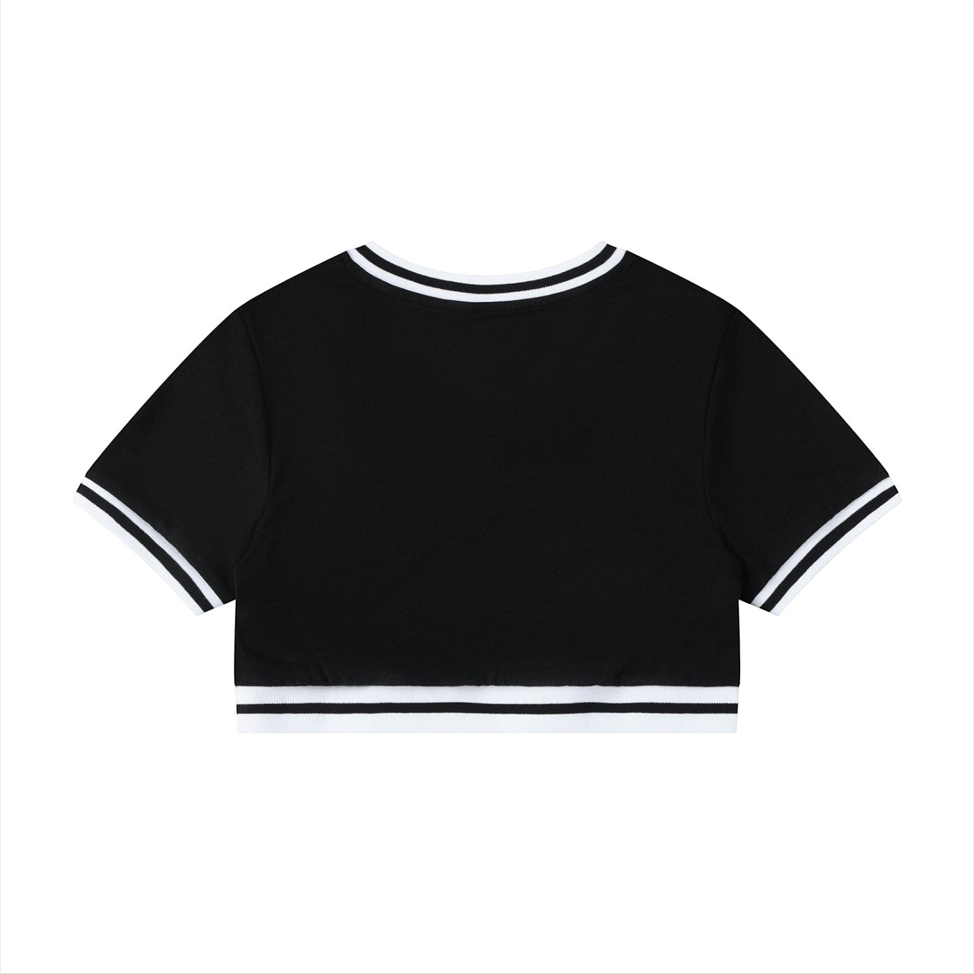 Isa V-neck crop top Studio Ruban — detail shot