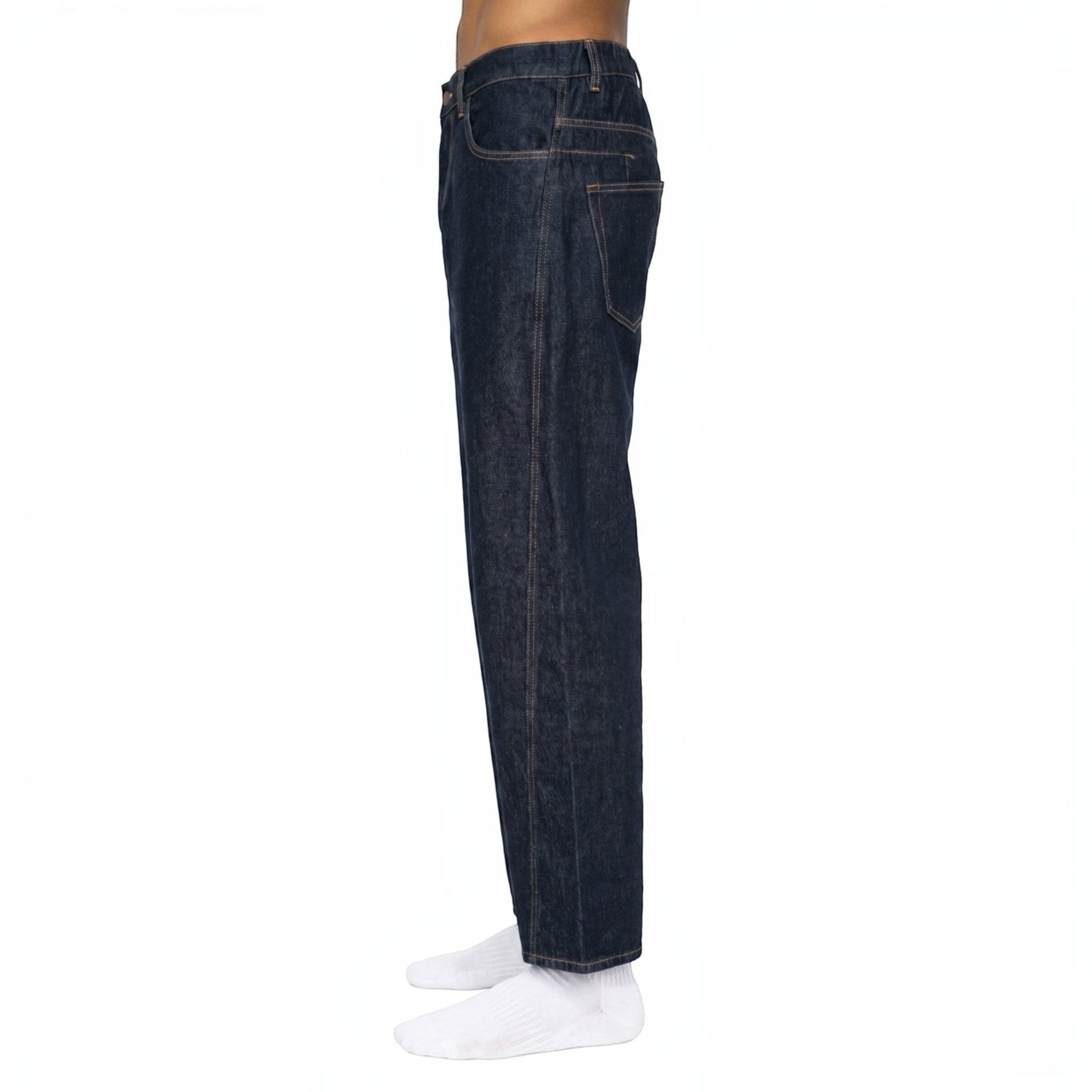 Knox Vintage Wash Barrel Leg Jeans Studio Ruban — back view