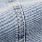 Ash Sunfade Barrel Leg Jeans Studio Ruban — raw hem detail