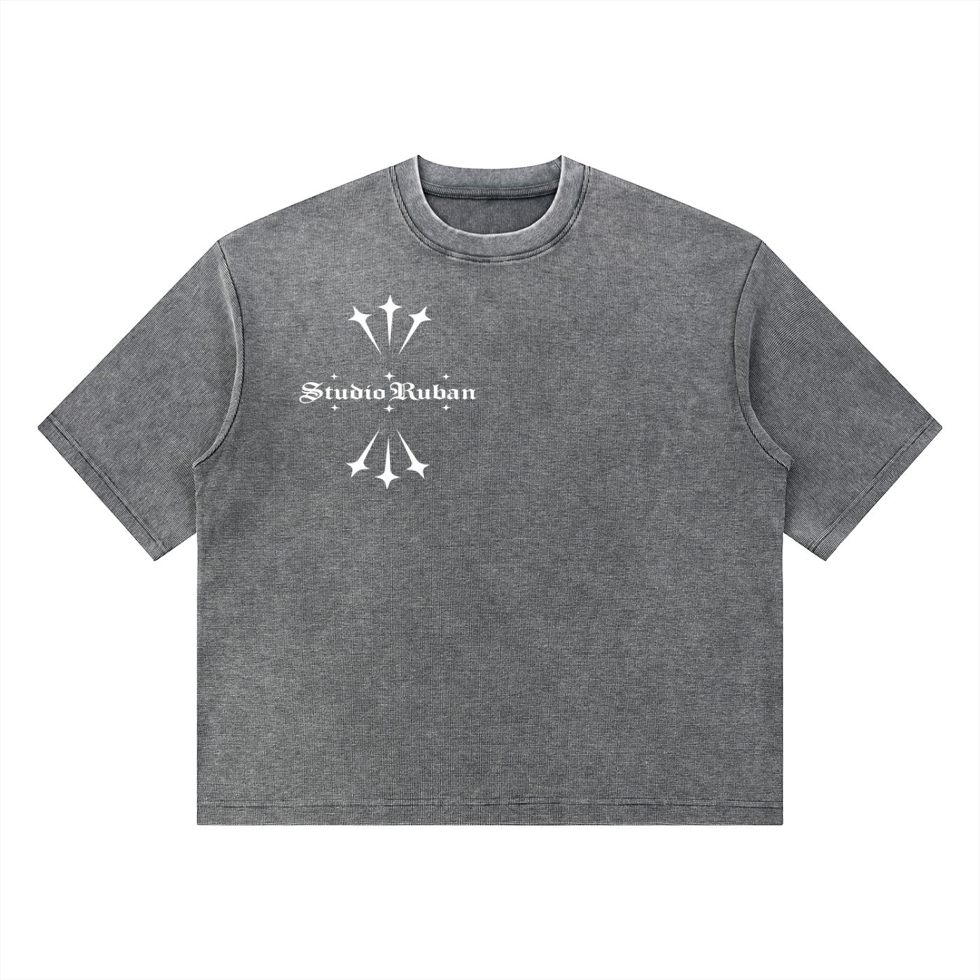 Rex Waffle Boxy T-Shirt Studio Ruban — colour variant 5