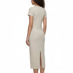 Vera V-neck maxi dress Studio Ruban — on model