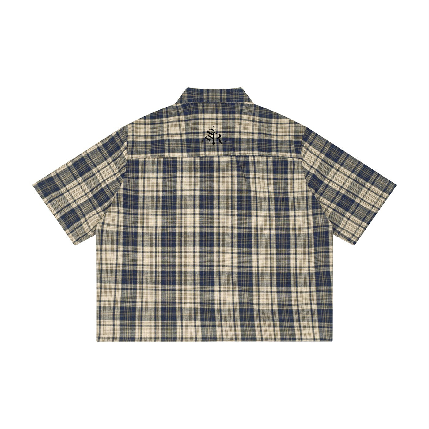 Cruz plaid shirt Studio Ruban — back view