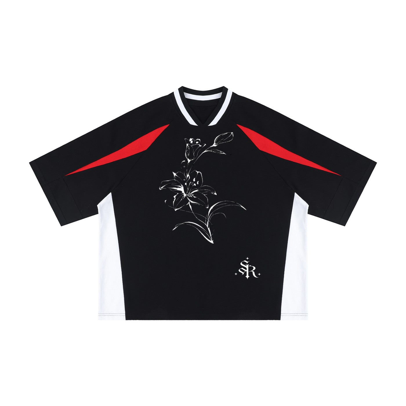 Blaze color block V-neck Studio Ruban — second colour