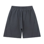 Edge raw edge shorts Studio Ruban — flat lay