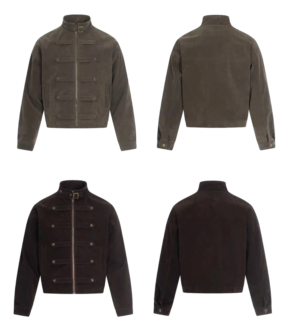 Rivet suede jacket Studio Ruban — colour variant