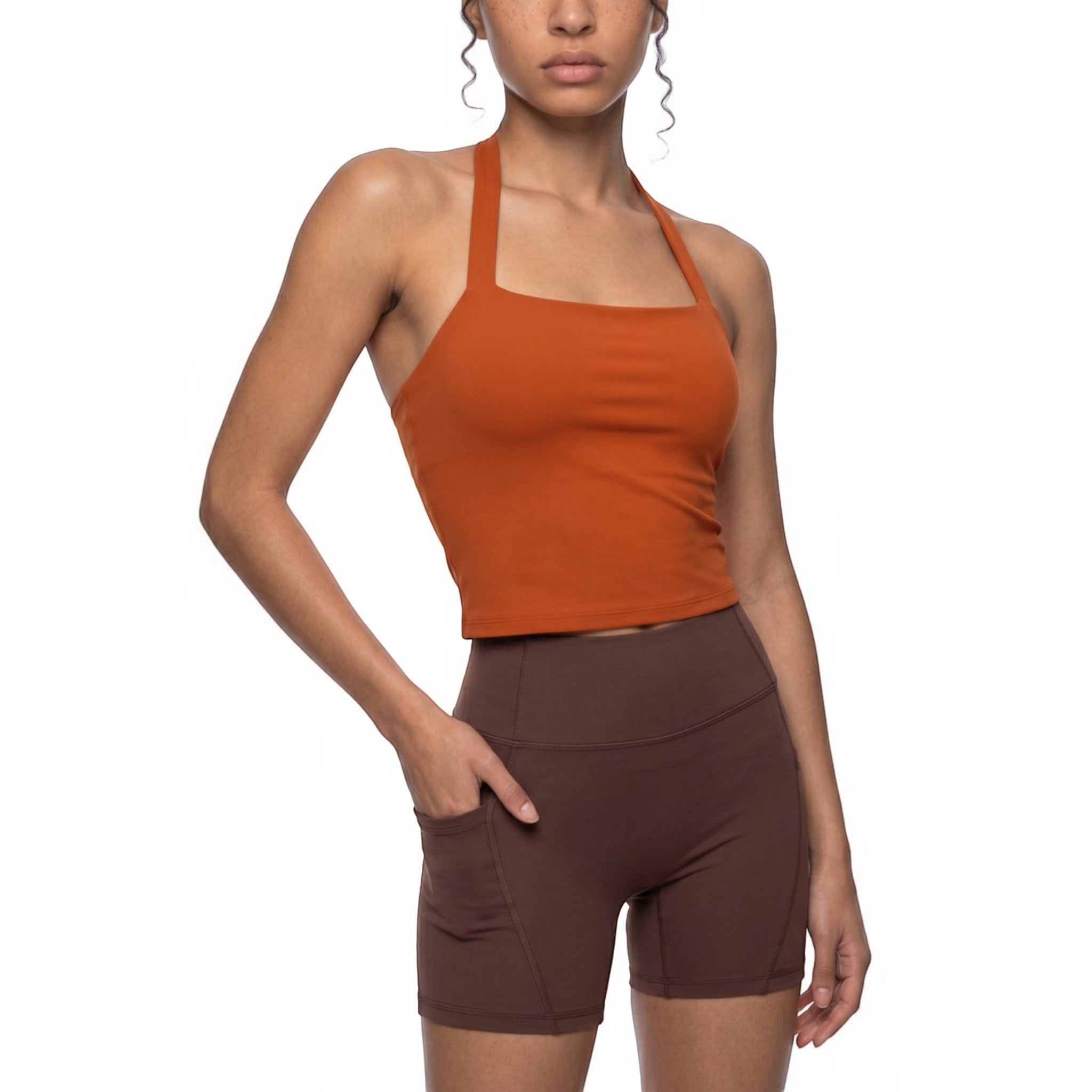 Fini crop sports bra Studio Ruban — back view