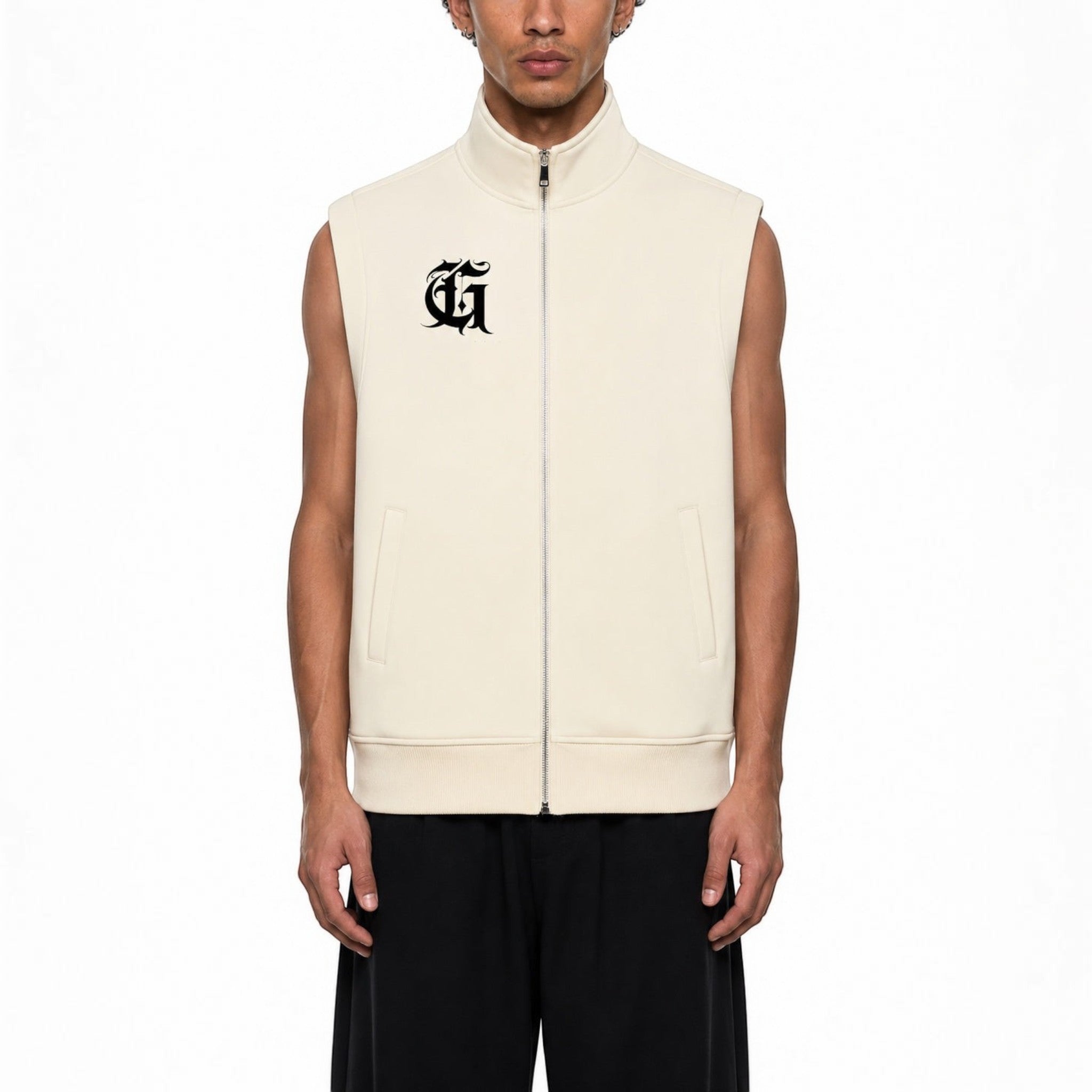 Vex Heavyweight Vest Studio Ruban — model front