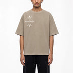 Rex waffle boxy tee Studio Ruban — on model