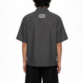 Kai striped boxy button-up shirt Studio Ruban — front view