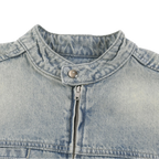 Denim zip denim jacket Studio Ruban — detail shot