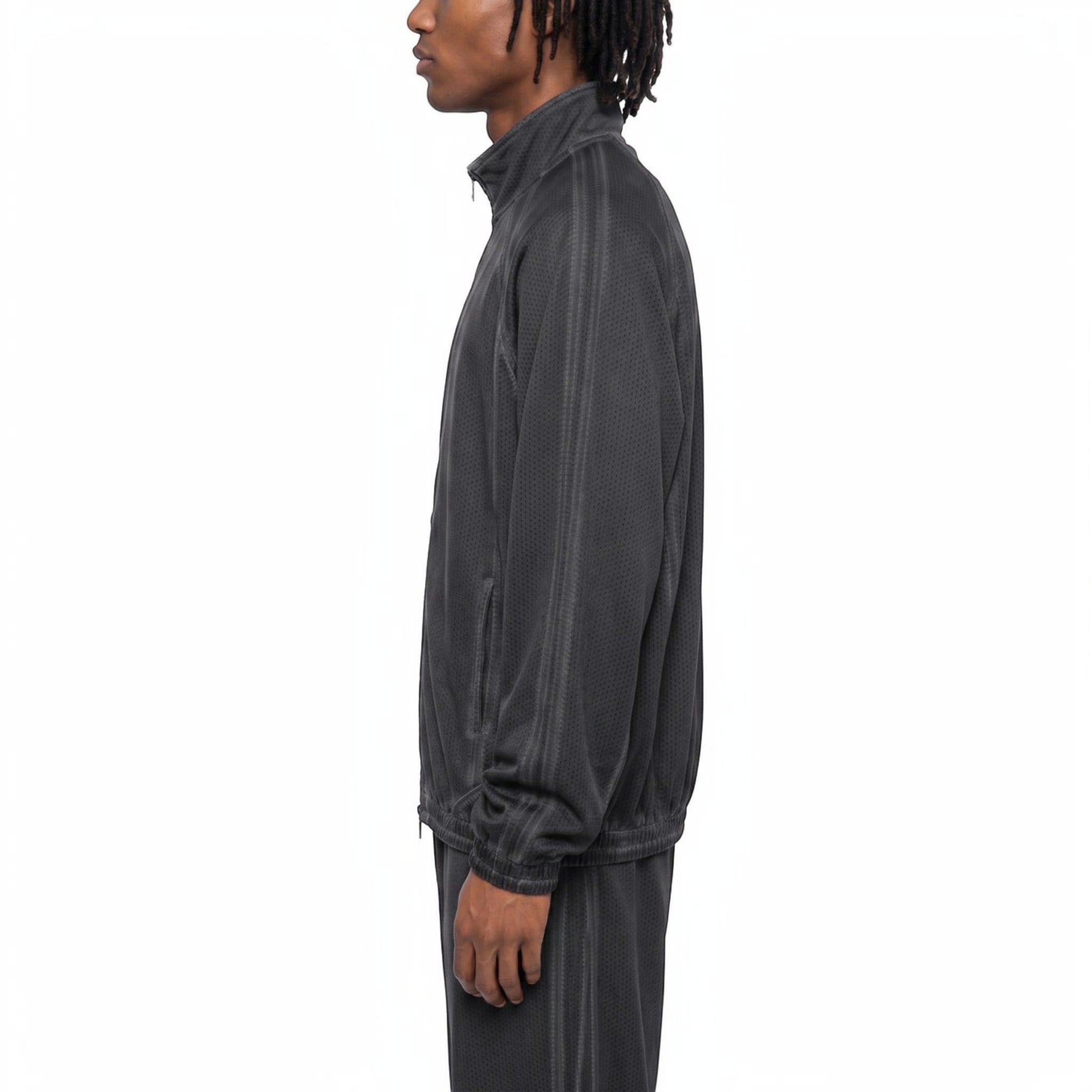 Mesh vintage wash jacket Studio Ruban — back view
