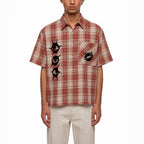 Cruz plaid boxy shirt Studio Ruban — front view