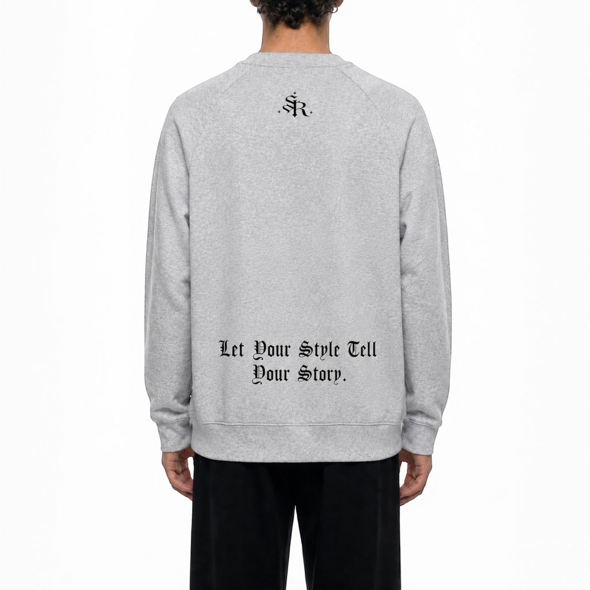 Dex color block sweatshirt Studio Ruban — on model