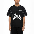 Ace contrast-stitched T-shirt Studio Ruban — front view