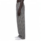 Jane Leopard Wide Leg Jeans Studio Ruban — side view