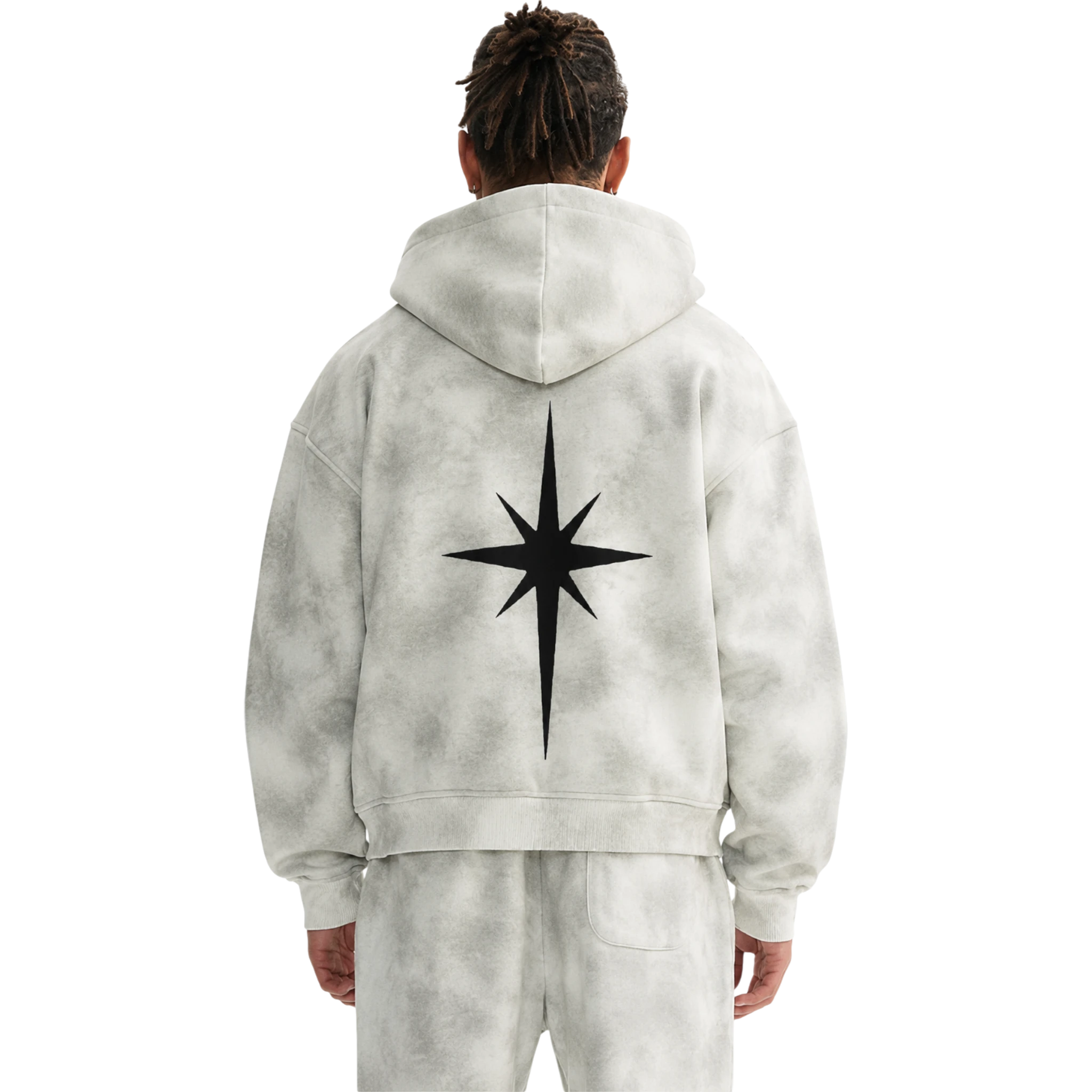 Storm zip-up hoodie Studio Ruban — on model