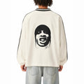 Strino striped lapel sweatshirt Studio Ruban — front view