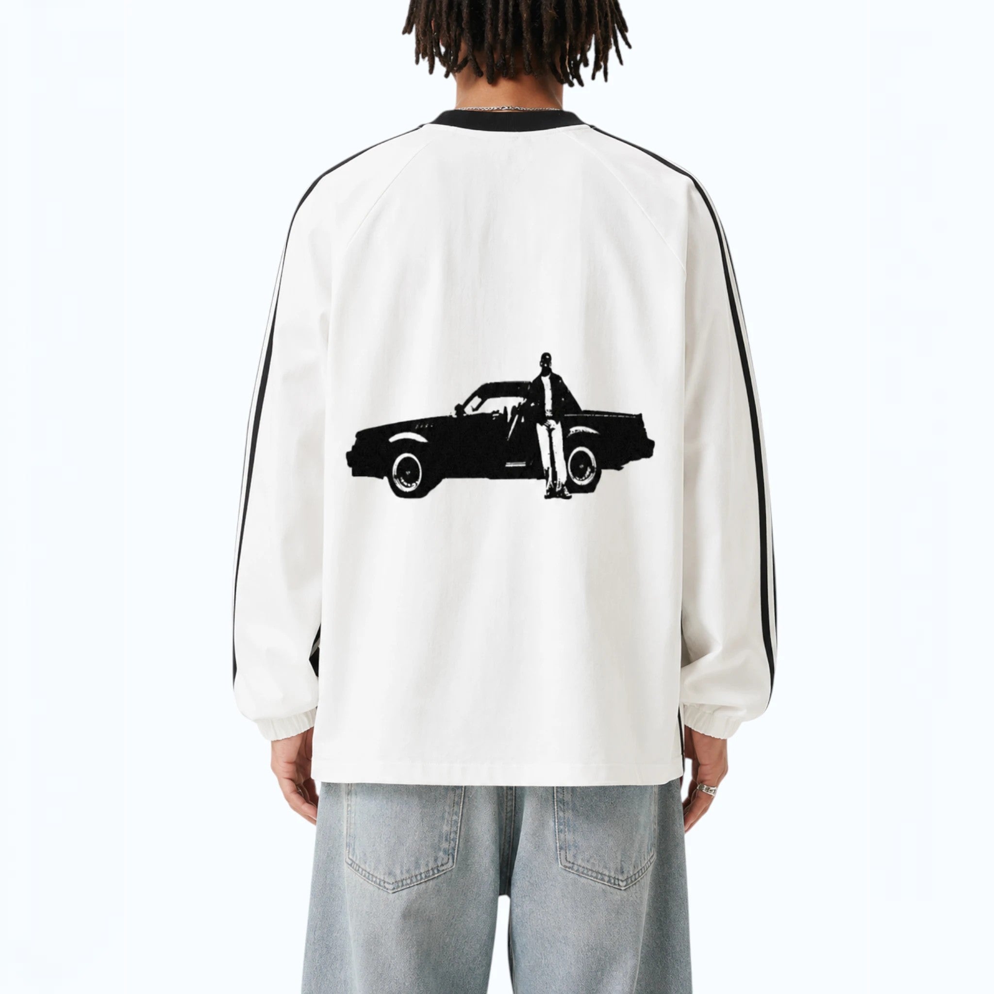 Axel color-block long-sleeve Studio Ruban — on model