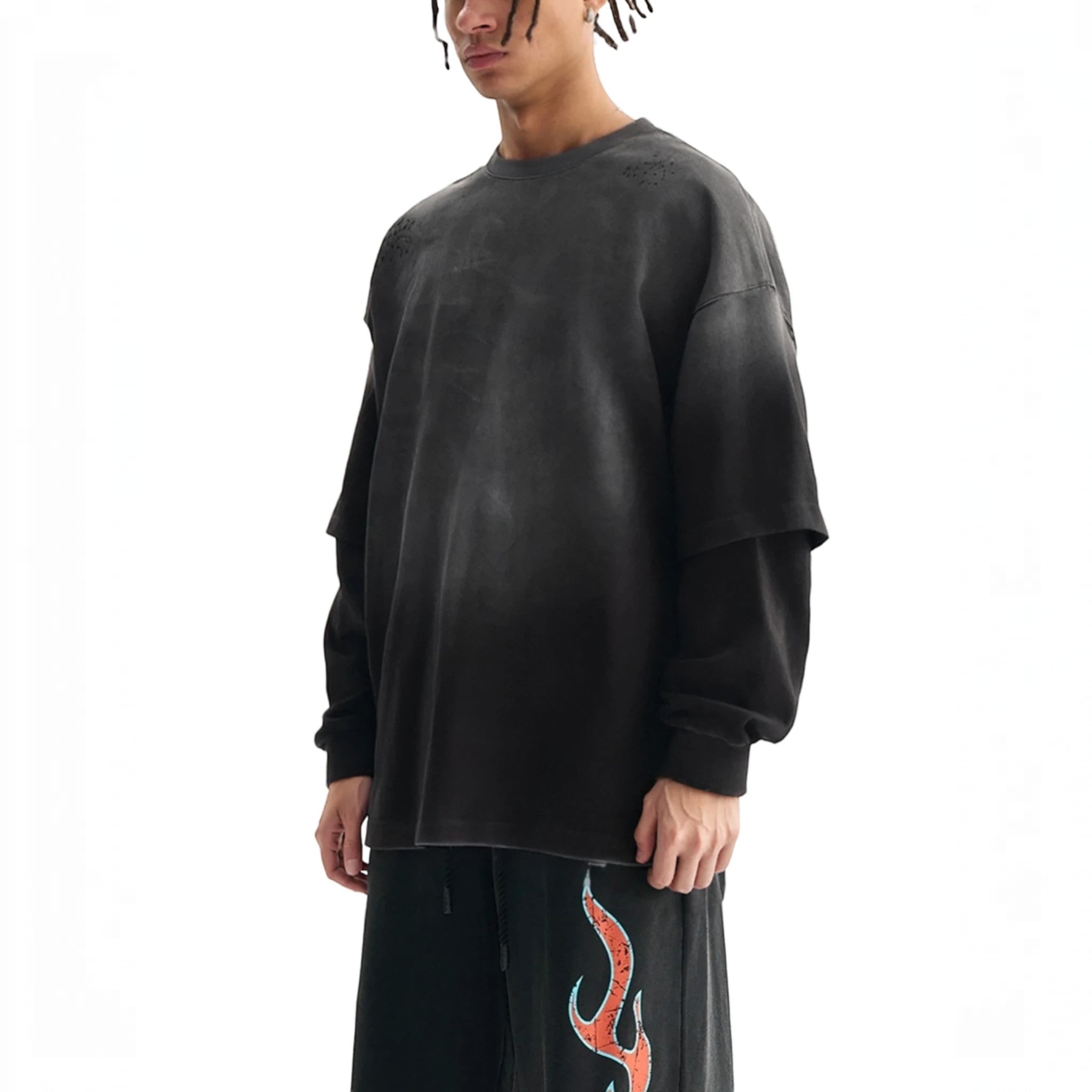 Dune faux two-piece T-shirt Studio Ruban — back view