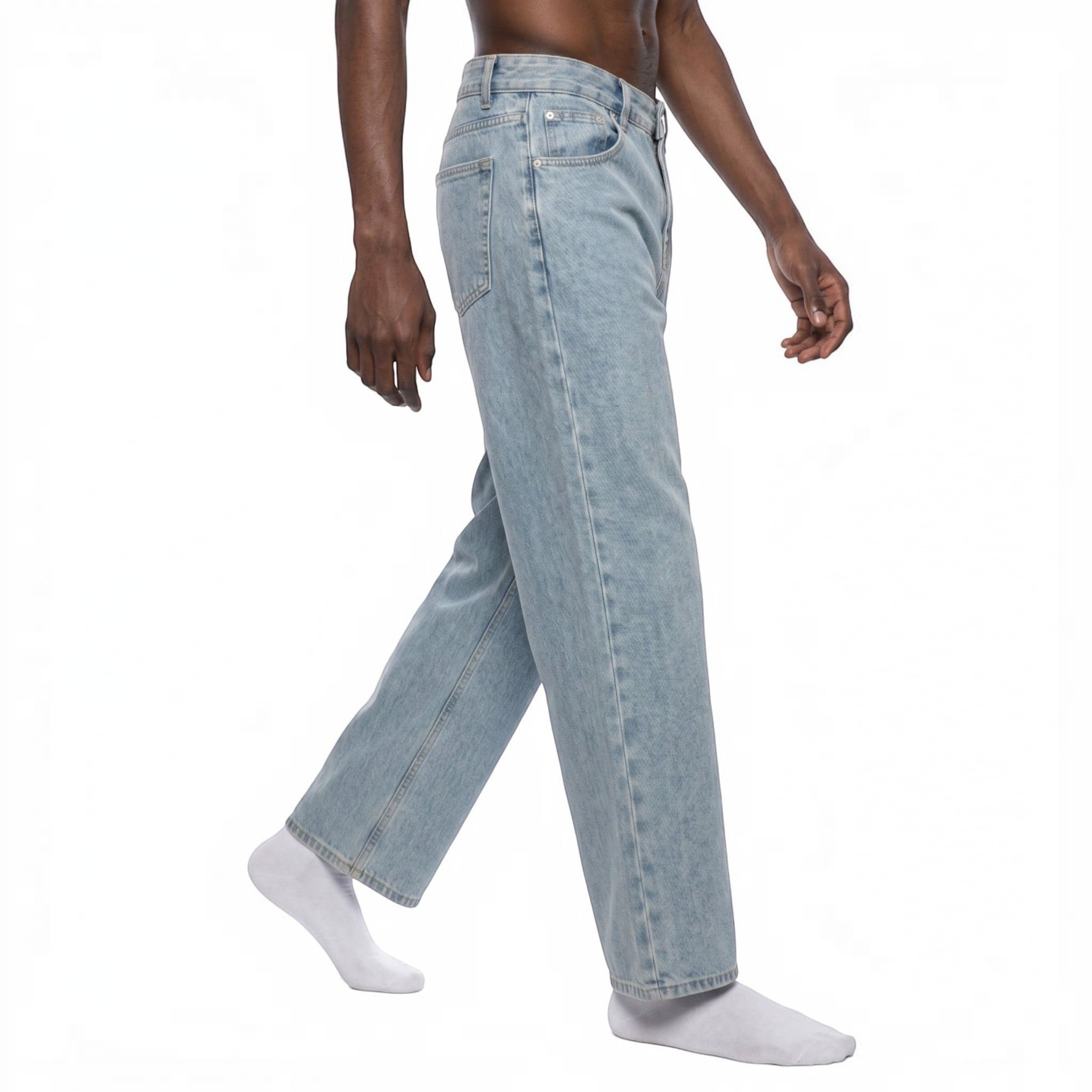 Denim jeans Studio Ruban — back view