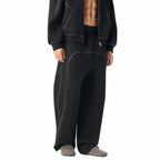 Stitch fleece sweatpants Studio Ruban — detail shot