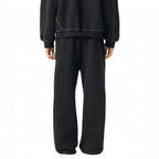 Stitch fleece sweatpants Studio Ruban — back view