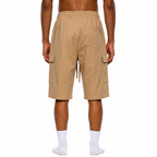 Coral | Drawstring Cargo Shorts